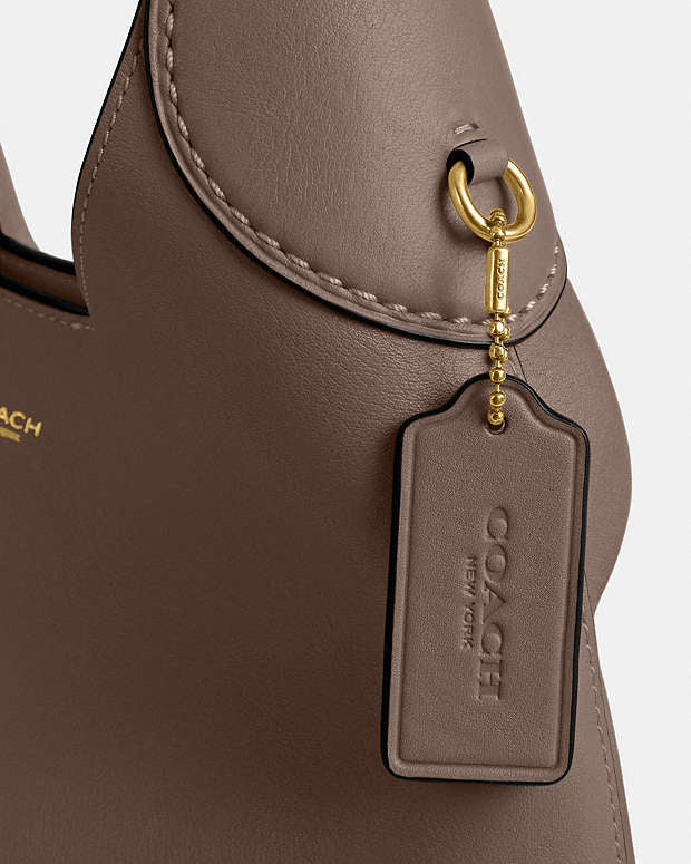 Coach Brooklyn Shoulder Bag 28 Dark stone