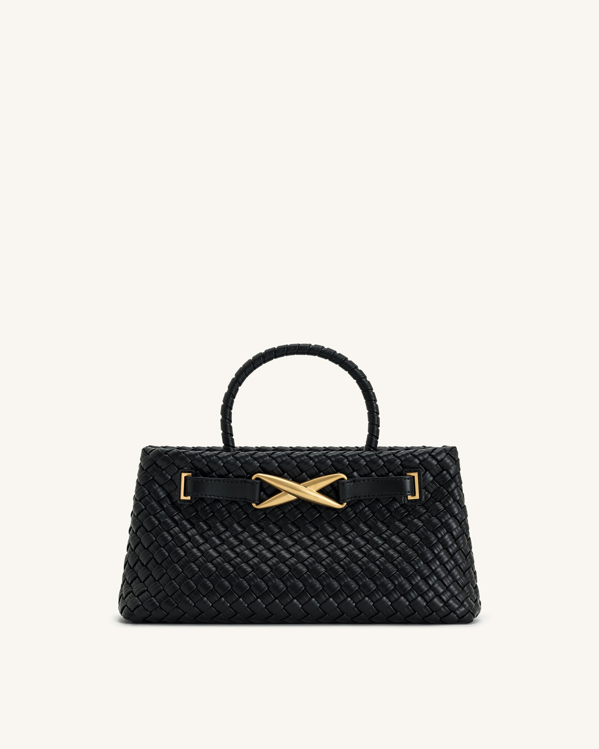 Elora Woven Bag - Black