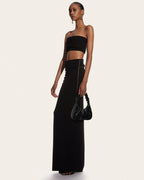 JW pei Gabbi Ruched Hobo Handbag - Black