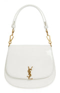 Saint Laurent Mini Voltaire Bag glossy White