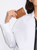 Nasrin Geometric Wallet - brown