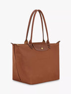 Longchamp Tote Medium -  Brown (WITH BRAND LOGO)