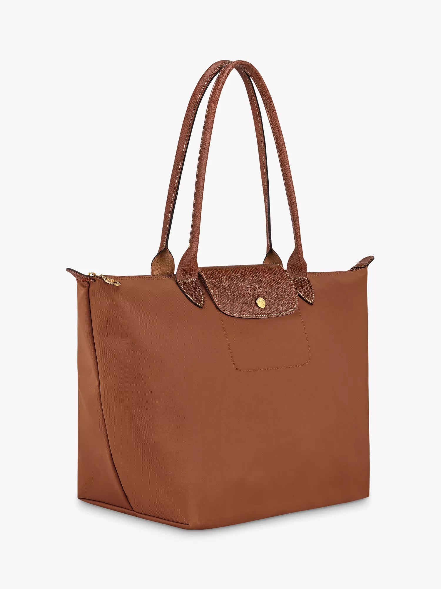 Longchamp Tote Medium -  Brown (WITH BRAND LOGO)