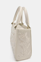 ZARA SATIN-EFFECT PEARL HANDBAG