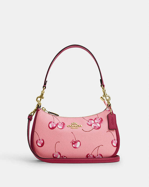 Teri Shoulder Bag With Cherry Print
