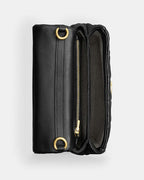 Times Square Tabby 20 Shoulder Bag With Quilting ( black )