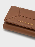 Nasrin Geometric Wallet - brown