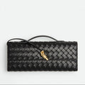 Bottega Veneta Inspired Clutch Black