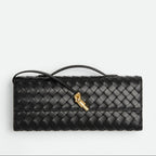 Bottega Veneta Inspired Clutch Black