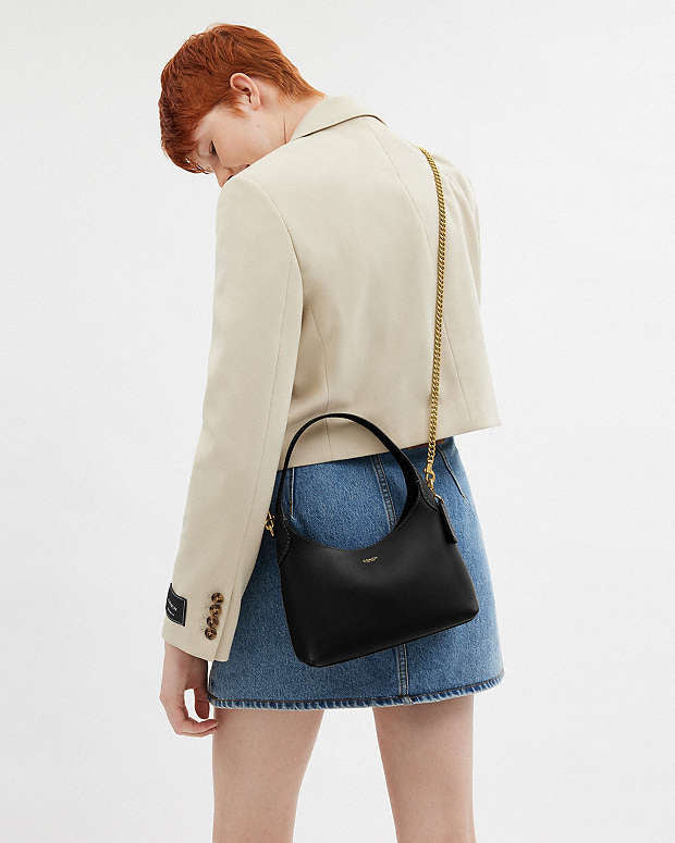 Coach Brooklyn Shoulder Bag 23 Black