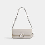 Coach Idol 23 white silver hardware