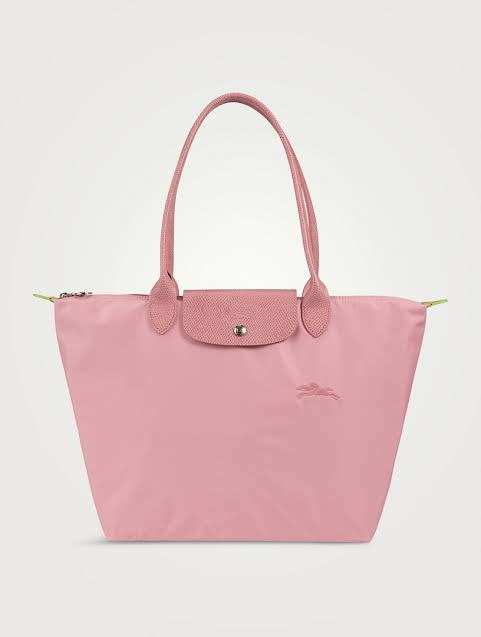 Longchamp Tote Large - Marshmallow Pink (WITH BRAND LOGO)