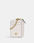 COACH® | Essential Chain Card Case chalk