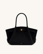 JW PEI Hana Medium Faux Suede Tote Bag - BLack