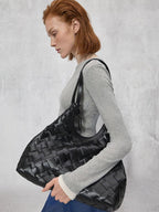 CHARLES & KEITH 
Ivette Woven Tote Bag - Noir