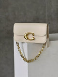 Coach - Tabby Chain Shoulder Bag Beige