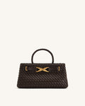 Elora Woven Bag - Dark Brown