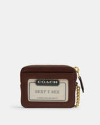 COACH® | Essential Chain Card Case Maple