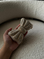 Rhinestone Bow gold