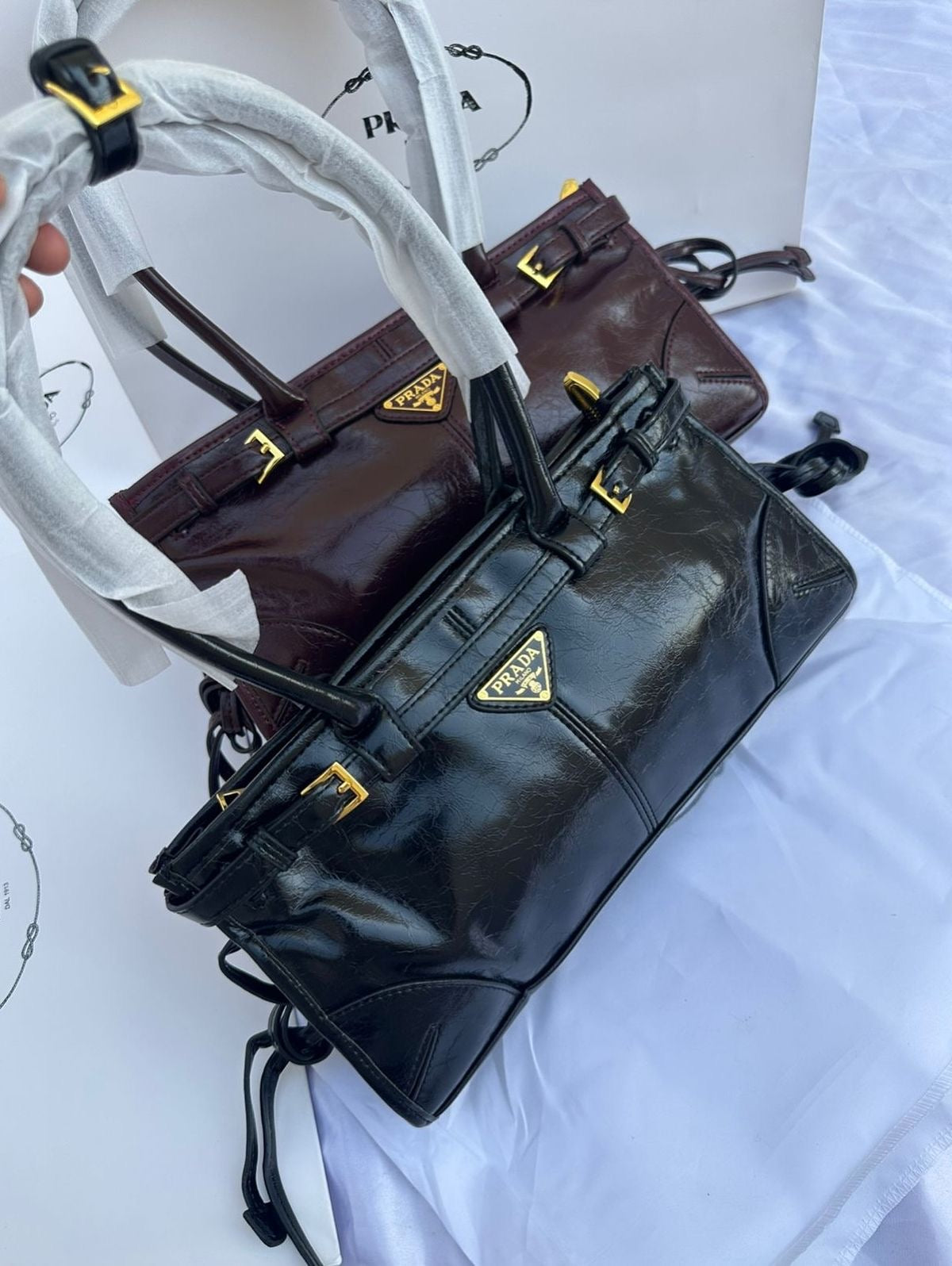 PRADA top handle Black