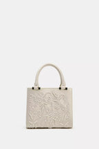 ZARA SATIN-EFFECT PEARL HANDBAG
