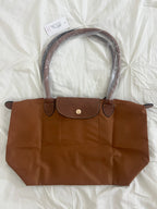 Longchamp Tote Medium -  Brown (WITH BRAND LOGO)
