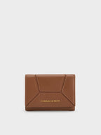 Nasrin Geometric Wallet - brown