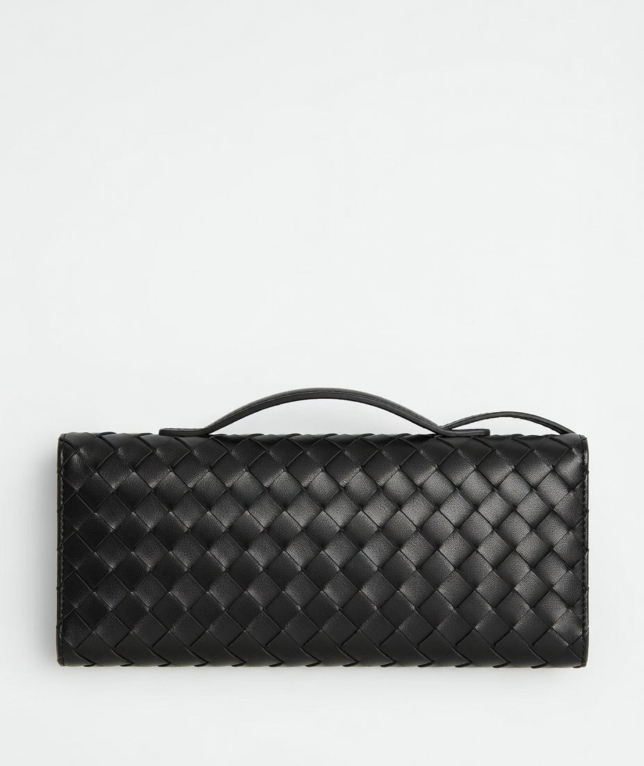 Bottega Veneta Inspired Clutch Black