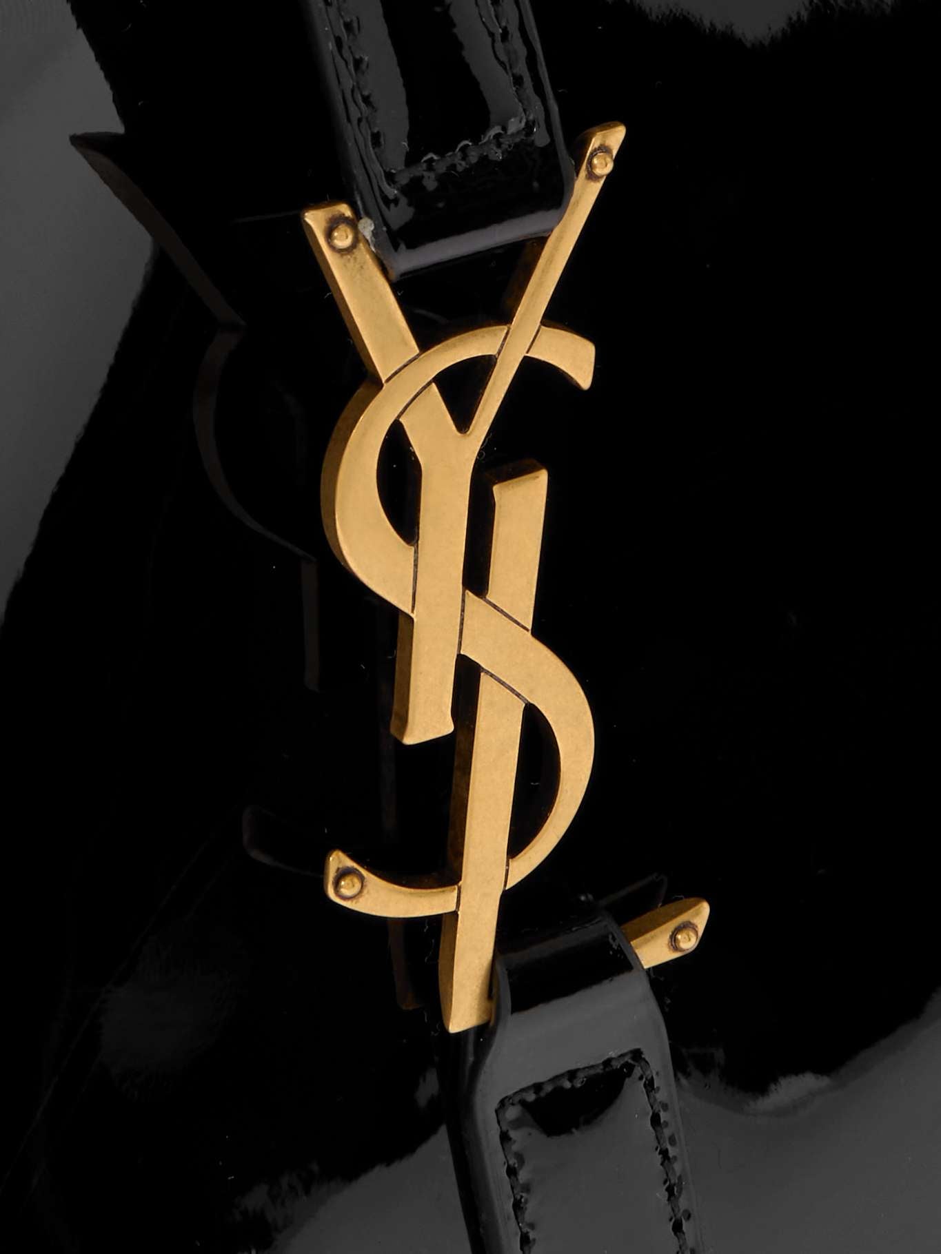 Ysl mini IN PATENT LEATHER
BLACK
