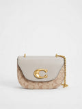 Coach - Idol Bag Signature Canvas With Snakeskin Detail