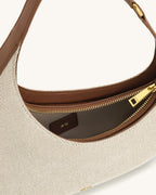 Harlee Shoulder Bag - Brown Canvas