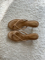 ZARA SUEDE-EFFECT HEELED SANDALS