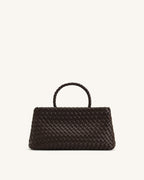 Elora Woven Bag - Dark Brown