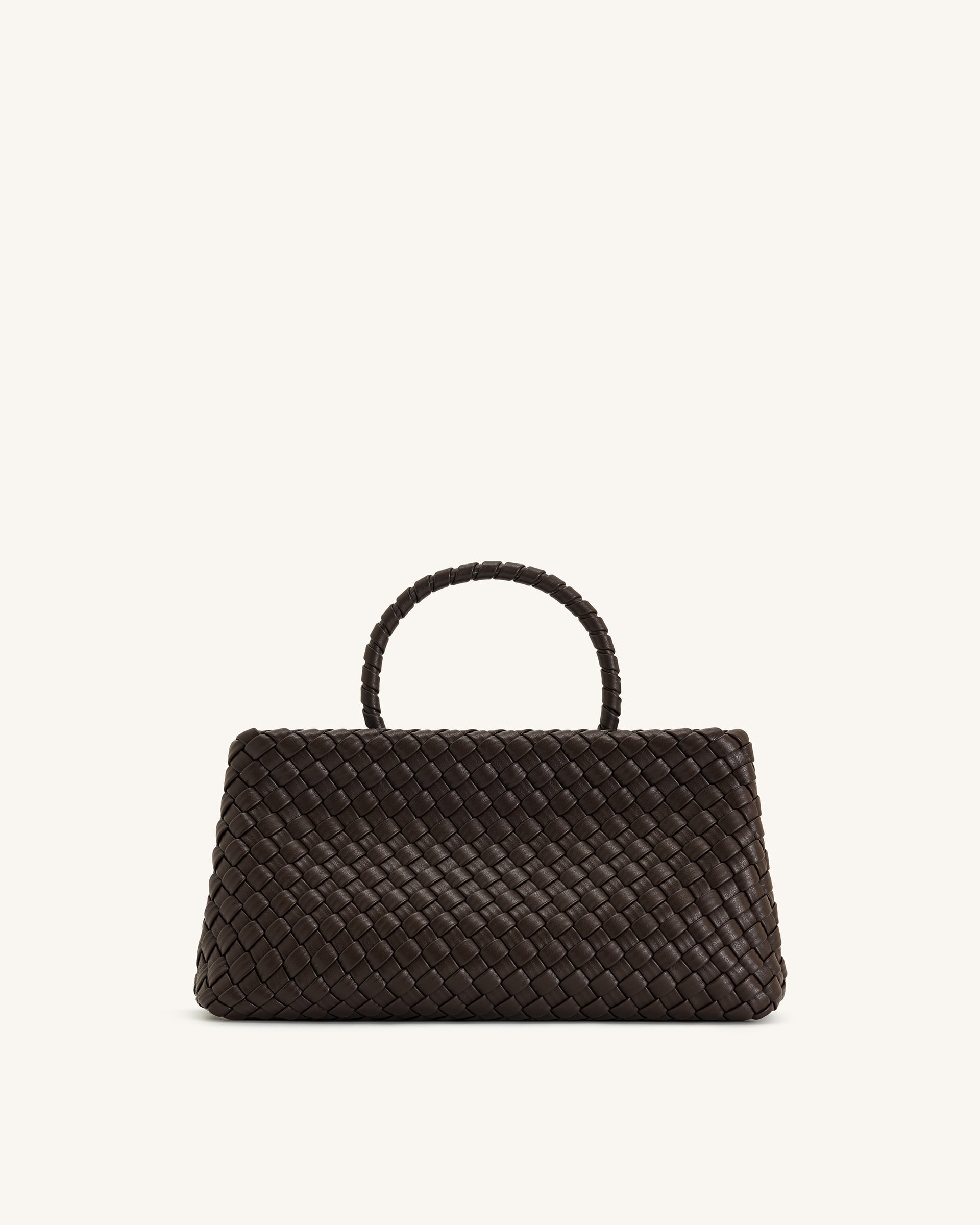 Elora Woven Bag - Dark Brown