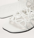 LOEWE
White Leather Petal Anagram Slides