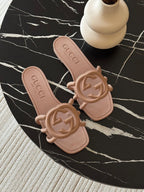 GUCCI WOMEN'S INTERLOCKING G SLIDE SANDAL