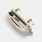Tabby Shoulder Bag 26 With Quilting white