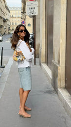 ZARA SUEDE-EFFECT HEELED SANDALS