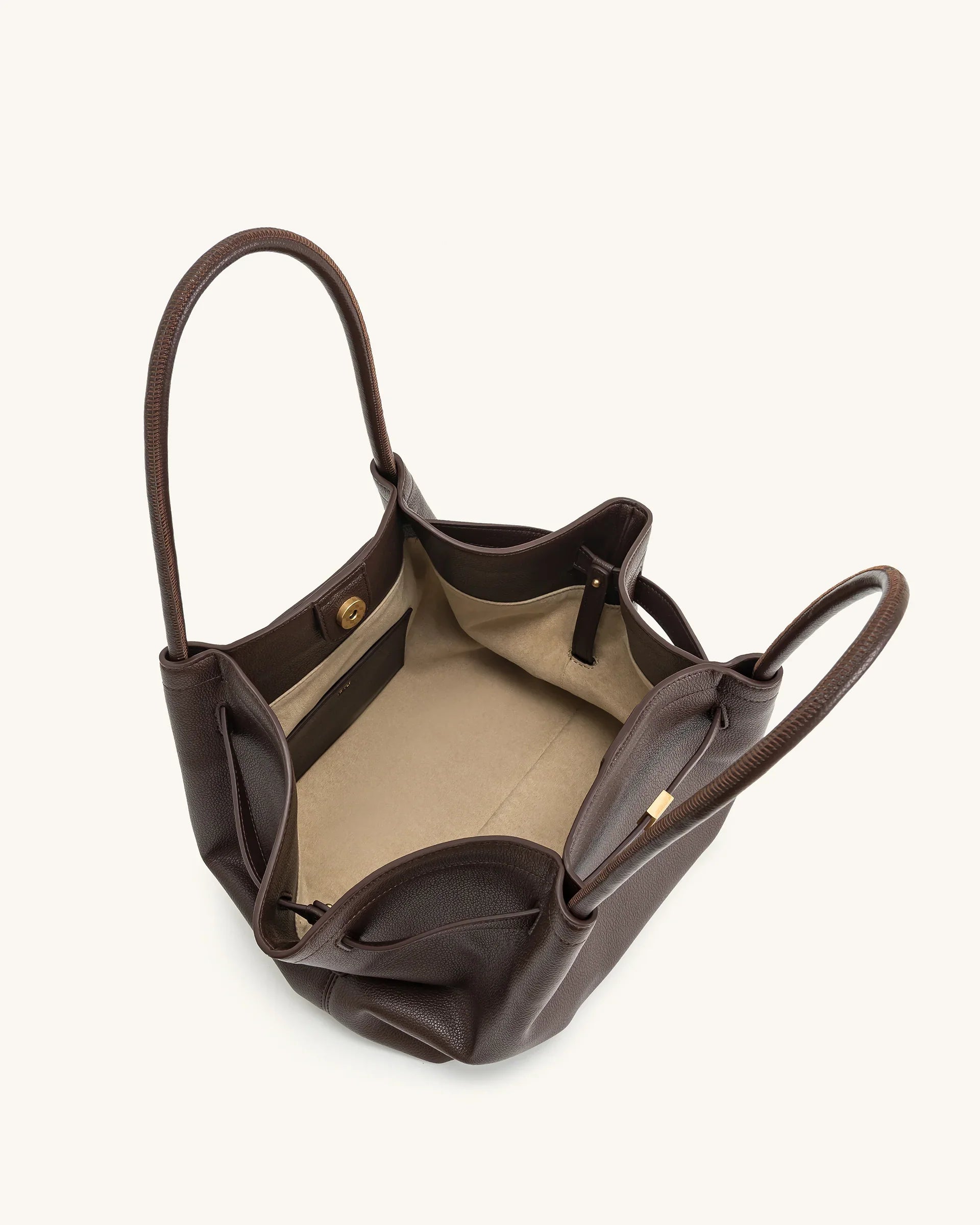 JW PEI Hana Medium Tote Bag - Dark Brown