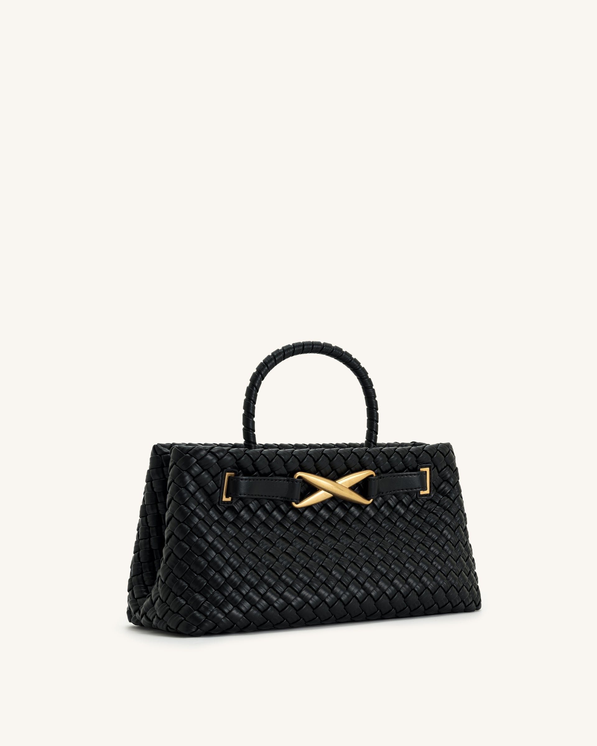 Elora Woven Bag - Black