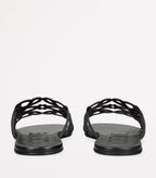 LOEWE
Black Leather Petal Anagram Slides