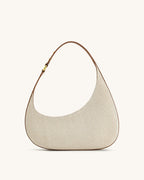 Harlee Shoulder Bag - Brown Canvas
