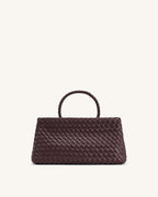 Elora Woven Bag - Deep Burgundy