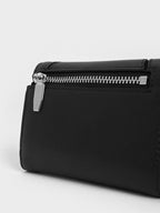 Nasrin Geometric Wallet - Noir