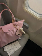 Longchamp Tote Large - Marshmallow Pink (WITH BRAND LOGO)
