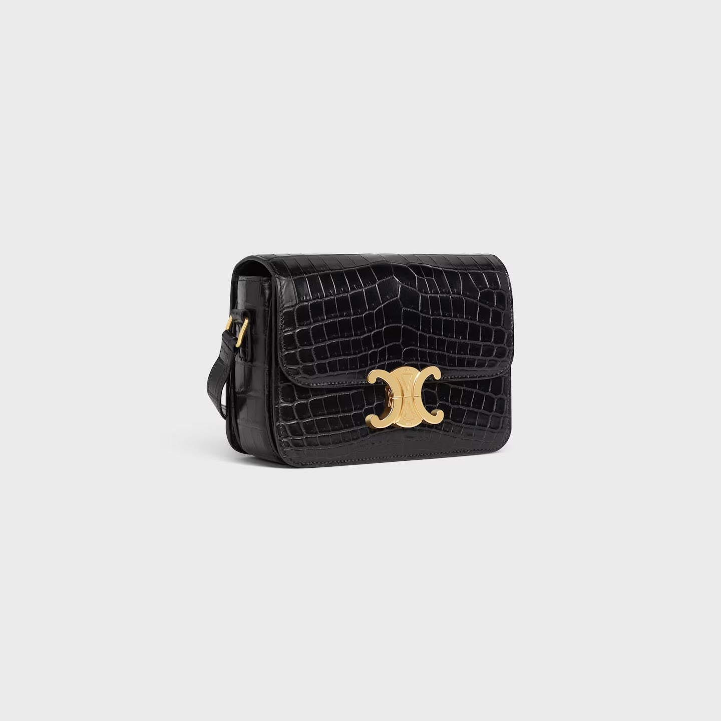 Celine TEEN TRIOMPHE BAG IN CROCODILE