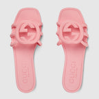 GUCCI WOMEN'S INTERLOCKING G SLIDE SANDAL