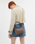 Coach Brooklyn Shoulder Bag 23 Dark stone