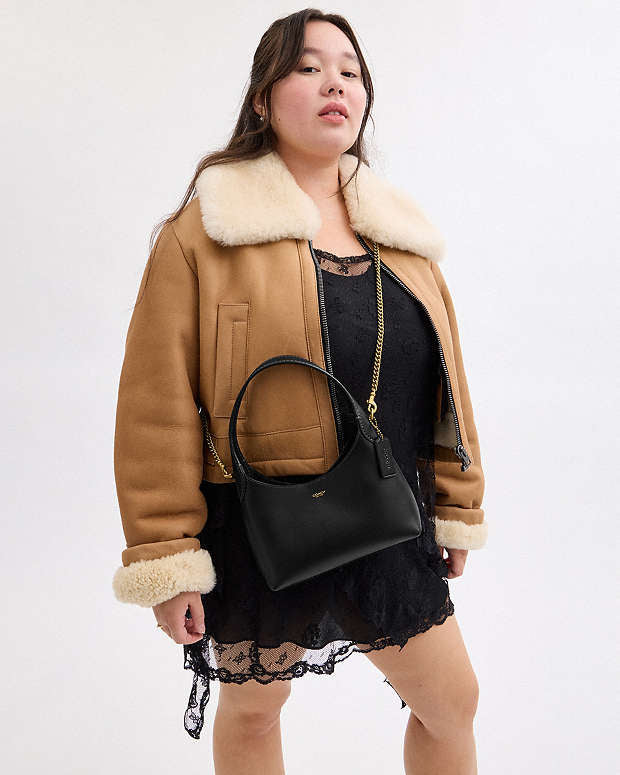 Coach Brooklyn Shoulder Bag 23 Black