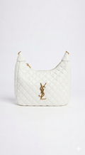 Saint Laurent Icare Hobo Bag White
